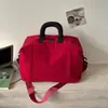 2026 Nova Bolsa Transversal Casual Unissex para Uso Externo com Blocos de Cor, Grande Capacidade, Leve, Versátil, Bolsa de Mão, Bolsa de Ombro Esportiva