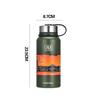 Copo Térmico de Grande Capacidade para Esportes ao Ar Livre Copo de Água para Escritório Masculino Aço Inoxidável 304 Vácuo Portátil Copo Térmico Atacado