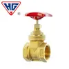 Válvula de Compuerta Roscada de Latón Shanghai Hugong Z15W-16T Tipo Roscado Manual Interruptor de Agua Válvula de Compuerta