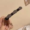 Cor sólida preguiçoso princesa cabeça dupla camada fosco trançado cabelo franja lateral hairpin testa dois lados quebrado cabelo artefato hairpin