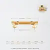 Venta Directa de Fábrica Manijas de Plástico Manijas de Puerta de Armario Estilo Nórdico de Lujo Ligero Manijas de Puerta de Gabinete ABS Manijas de Puerta de Gabinete de Cama