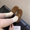Zapatos Birkenstock de Cuero Genuino de Vaca con Aumento Interno de 3 cm para Mujer, Zapatos Birkenstock Ugly Slip-On de Suela Gruesa, Zapatos Planos de Suela Blanda