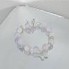 Pulsera de cuentas de mariposa china del mismo estilo para mujer, pulsera elegante de lujo de nicho de alta gama para regalo de novia a la moda.