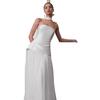 Amazon Europeo y Americano Vestido de Novia Ligero 2026 Estilo Nuevo Blanco Sin Tirantes Nicho Malla Cinta Cuello Halter Falda de Vestido de Banquete