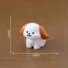 Gato Lindo Bailarín y Cachorro Muñeco Muñeco Lindo Casa de Muñecas Decoración DIY Accesorios Paisaje en Miniatura Adornos de Escritorio