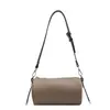 Bolsa de ombro nova para Primavera e Verão bolsa cilíndrica casual versátil 2023 bolsa de cintura transversal de ombro largo bolsa feminina simples atacado transfronteiriço