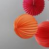 Lanterna Bola Melancia Cor Sólida Dobrável Lanterna Origami Decoração Pendurada Sala de Casamento Decoração de Casamento Lanterna de Papel Melancia