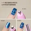 Manicura Love Ojo de Gato Tres en Uno Imán Forma de Corazón Sarga Patrón de Serpiente Multifuncional Extraíble Imán Fuerte Herramienta de Imán