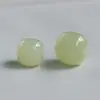 Contas de jade verde nao benmingfo contas redondas santo padroeiro contas soltas acessórios para pulseira diy acessórios de joias artesanais atacado
