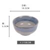 Jingdezhen Vintage Mesa Tazón de Arroz Plato Juego de Cuatro Piezas Pintado a Mano Rayado Azul Antiguo Alojamiento Hotel Vajilla de Cerámica