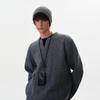 Suéter Masculino Retro Americano Cleanfit Padrão Cânhamo Preguiçoso Outono e Inverno Novo Solto Casual Suéter Top