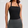 Top de Yoga com Gola Halter para Mulheres com Bojos, Roupa Externa Profissional para Treino, Roupa Fitness, Top Esportivo para Pilates Yg-1010