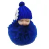 Llavero de Muñeca Durmiente Linda de Imitación de Piel de Conejo Rex Hecha por el Fabricante Colgante de Bola de Pelo para Bolso de Bebé Niña Durmiente Linda Regalo