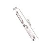 8812 Cuchillo Pelador de Frutas de Boca Plana de Acero Inoxidable para el Hogar, Punto Multifuncional de Cocina, Pelador de Patatas, Frutas y Verduras