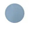 Conjunto de 2 Porta-copos Redondos de Silicone 10cm Moderno Minimalista com Anel Antivazamento Grau Alimentício Antiderrapante para Xícara de Chá