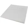 Papel de filtro qualitativo em formato quadrado, disponível em versões mais espessas, para teste industrial de óleo; papel de filtro de grau laboratorial para filtração rápida, média e lenta