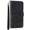 Funda de cuero con relieve para iPhone 13, compatible con Apple 14Pro, tarjetero y funda protectora con cordón para iPhone 12Pro.