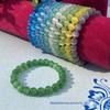 Pulseira Olho de Gato 8mm Mercado de Barraca de Bem-Estar ao Vivo Mercado Noturno Abastecimento Atacado Pulseira para Meninas Contas Redondas Abastecimento