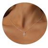 Collar Colgante Simple Ojo de Diablo Turquesa Europeo y Americano de Amazon Regalo Sencillo Collar para Mujer