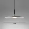 Lámpara colgante estilo minimalista para comedor y dormitorio, moderna simple creativa estilo nórdico LED platillo volador accesorio de iluminación estilo industrial para bar y mesa de comedor