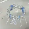 Amor y Espacio Profundo Pulsera Impresión Qi Yu Pequeña Alto Valor de Color Borla Cola de Pez Cuentas de Mano Regalo del Espacio Profundo