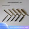 Escova de arame para tubos abrasiva escova de arame de aço inoxidável limpeza de furo interno rebarbação cabo longo redondo Escova de arame de cobre com Carboneto de Silício