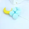 Pastel de feliz cumpleaños del Principito, adorno para hornear, zorro, avioneta, bola de pelo, mesa de postres, adorno para tarjeta