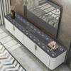 Mantel para mueble de TV de cuero impermeable antiadherente PU Nórdico de lujo ligero tela cubierta antipolvo alfombrilla de escritorio combinada de alta calidad
