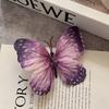 Mariposas Artificiales, Populares en Xiaohongshu, Decoraciones de Mariposas DIY para Accesorios para el Cabello, Decoraciones de Mariposas para Ventanas, Arreglo de Pared de Mariposas al Estilo Jardín de Monet