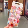 Lindo Pasador para el Cabello de Niños Sanrio Dibujos Animados Pasador Accesorios para el Cabello de Niña Tocado Flequillo Lateral de Bebé No Golpea el Cabello