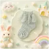 Calcetines con Adorno de Encaje para Niñas, Estilo Delgado Primavera/Otoño, Estilo Dulce de Princesa, Calcetines de Algodón, Caña Corta, Transpirables, Absorbentes de Sudor, Múltiples Colores Disponibles