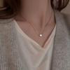 Collar pequeño de amor para mujer, recién llegado, cadena de clavícula para mujer, estilo Ins, collar con colgante elegante de clavícula de celebridad cibernética simple.