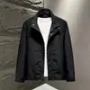 Chaqueta de Primavera y Otoño para Hombre 2026 Nuevo Estilo Coreano Chaqueta de Cuello Alto Ropa de Trabajo para Hombre Casual Versátil Abrigo Superior Chaqueta de Moda