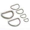 Ventas directas de fábrica, accesorios de herrajes para equipaje, anillo en D de metal, anillo semicircular de alambre de hierro, anillo en forma de D, anillo en D, disponible en stock
