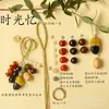 Pingente de Bolsa de Concha de Planta, Mesmo Estilo do Xiaohongshu e Douyin, Sino Pendurado Artesanal DIY para Terapia Sonora de Chocalho, Sino de Vento Curativo