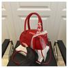 Bolsa Feminina Estilo Coreano Moda Versátil Bolsa Quadrada Pequena 2025 Novo Nicho Simples High-End Casual Bolsa Transversal