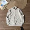 Chaqueta Cárdigan Transpirable de Color Sólido, Corte Tridimensional, Manga Raglán, Cuello Alto, para Exteriores, Primavera y Otoño 13189