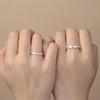 Anillo Yong Cheng S999 Plata de Pie Jiyan Anillo de Pareja de Estilo Chino Temperamento Literario y Artístico Anillo Nicho Avanzado
