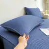 Un par de fundas de almohada acolchadas anti-suciedad 48x74cm, fundas de almohada anti-baba para uso doméstico, funda para cojín individual de adulto 2