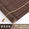 Cortina de bambu puro de madeira antiga imponente cortina de rolo conceito artístico retrô divisória de fundo de varanda sala de chá decoração de conceito artístico