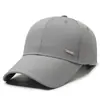 Gorra de Béisbol de Moda para Hombres de Mediana Edad, Nueva Gorra con Visera Protectora Solar de Color Sólido para Primavera y Otoño, Gorra Deportiva para Correr al Aire Libre