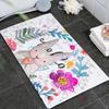 Alfombras de Piso Antideslizantes de PVC para Baño, Alfombras para Pies para Ducha, Baño, Bañera, Alfombras de Piso para Baño, Inodoro