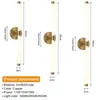 Luminária de parede luminosa para cima e para baixo da Amazon, moderna, simples, haste longa, para parede de quarto, sala de estar, hotel, quarto de hóspedes, homestay