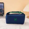 Bolsa de Lona Portátil Simple Bolsa para Lonchera Gran Capacidad Bolsa de Cosméticos Venta al por Mayor Viaje Bolsa de Almacenamiento de Gama Alta Neceser
