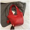Bolso de Hombro Literario Estilo Coreano Nuevo 2025, Bolso Bucket Clase Versátil, Diseño Nicho, Bolso Tote de Gran Capacidad para Suegra