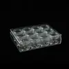 Frascos de almacenamiento, botellas de crema, botellas dispensadoras de plástico para cosméticos, juego de botellas vacías con cierre de rosca y tapas, botellas triangulares para loción esencia