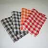 Jogo americano tecido simples estilo Western Xadrez Americano Jogo americano de PVC Jogo americano de Teslin Jogo americano espesso para hotel com isolamento Porta-copos