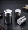 Directo de fábrica tarro de pimienta de acero inoxidable tarro de condimentos botella de condimento tarro para palillos suministros para barbacoa