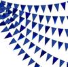 Triângulo Decorativo Papel Cor Bandeira Festa de Aniversário Flor Quarto Infantil Jardim de Infância Decoração Pendurada Layout Bandeira Atacado