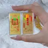 Pegatinas Doradas para Teléfono para Buena Suerte y Riqueza, Regalos para Tienda, Pegatinas para Funda de Teléfono para Suerte y Prosperidad
